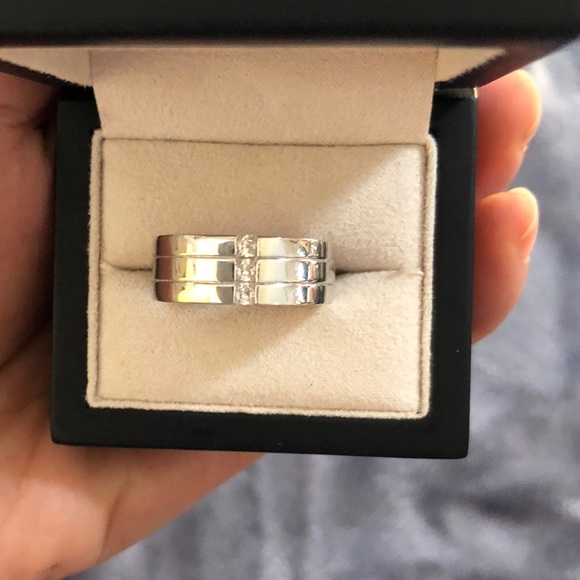 🔥925 Sterling Silver Wedding Band - Picture 1 of 3